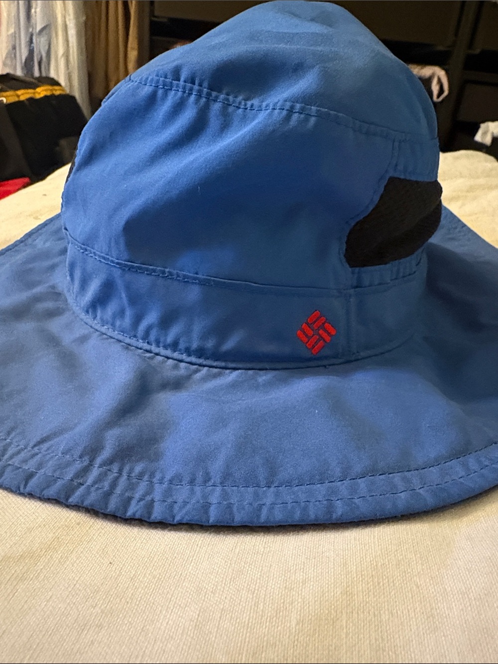 Columbia Royal Blue Wide-Brim Bucket Hat with Red Logo